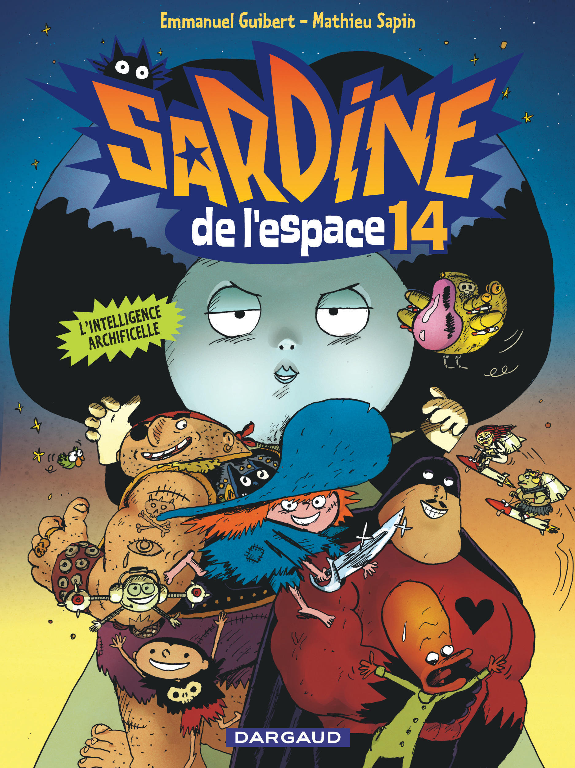 Sardine de l'espace – Tome 14 – L'Intelligence Archificelle - couv