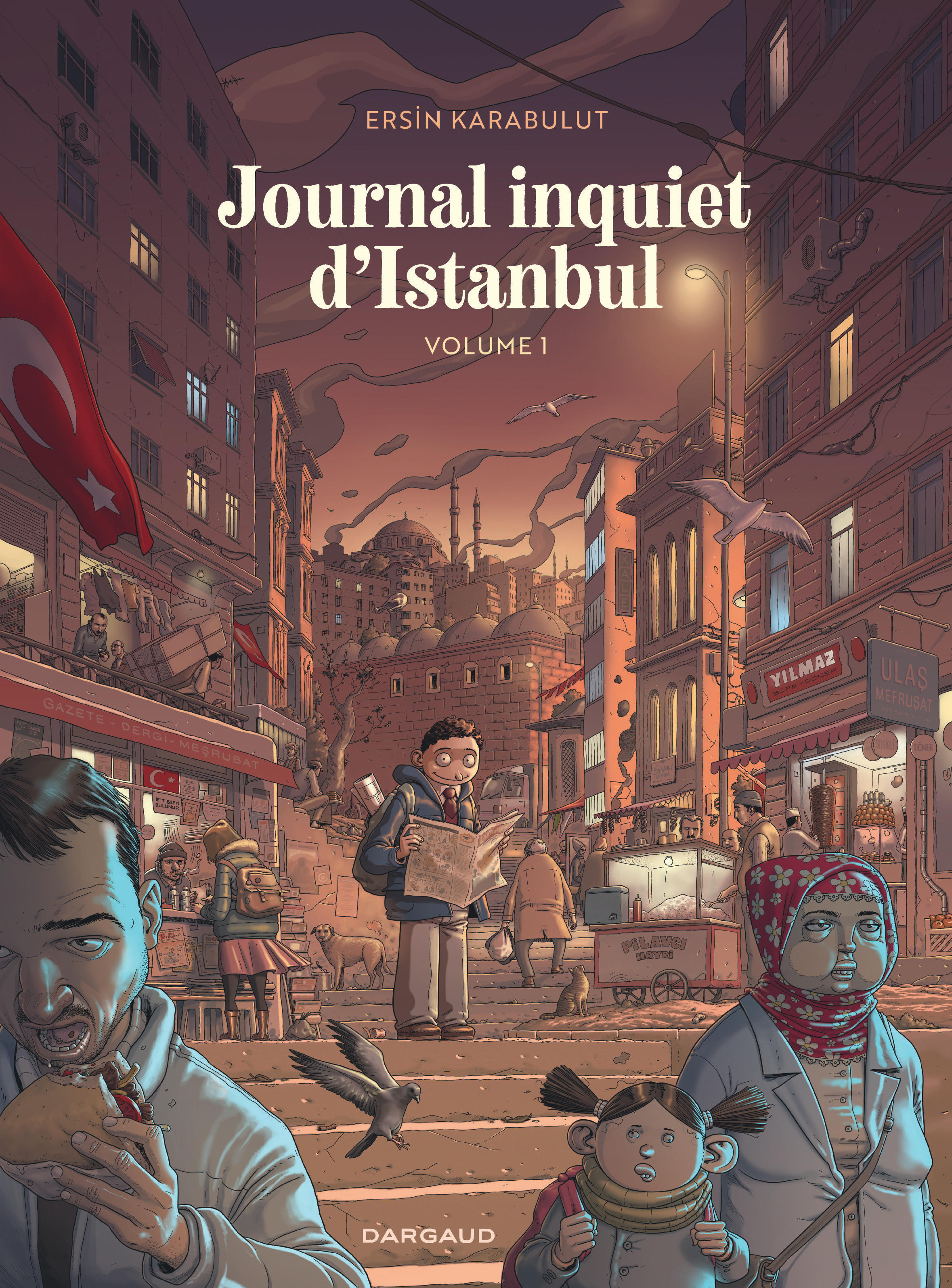 Journal inquiet d'Istanbul - Tome 1 - couv