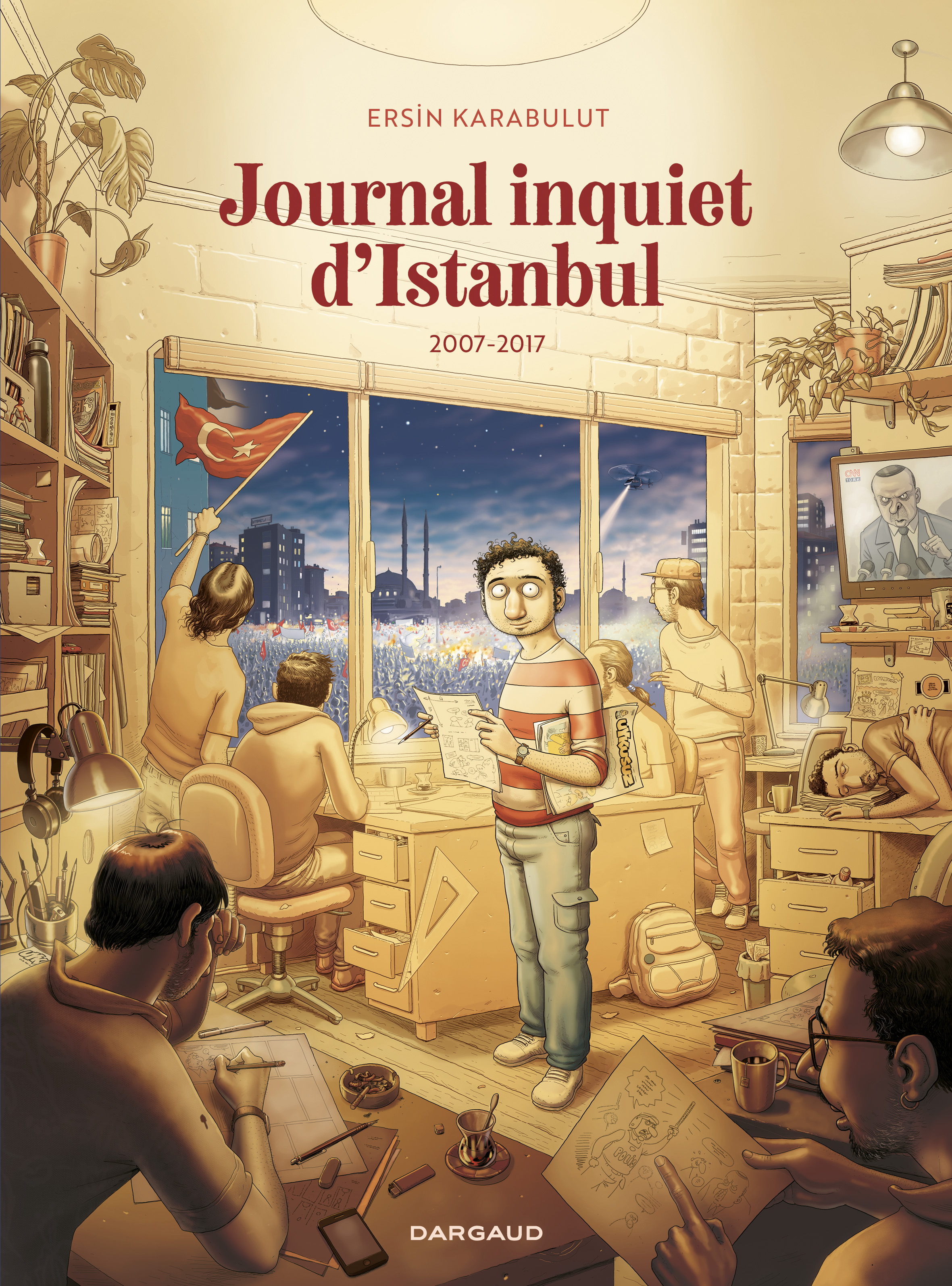 Journal inquiet d'Istanbul - Tome 2 - 2007-2017 - couv