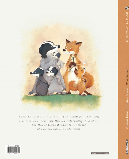Monsieur Blaireau et Madame Renarde – Tome 8 – Le Pré inondé - 4eme