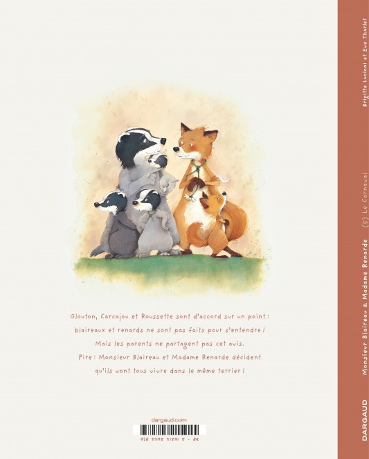 Monsieur Blaireau et Madame Renarde – Tome 5 – Le Carnaval – Edition spéciale - 4eme