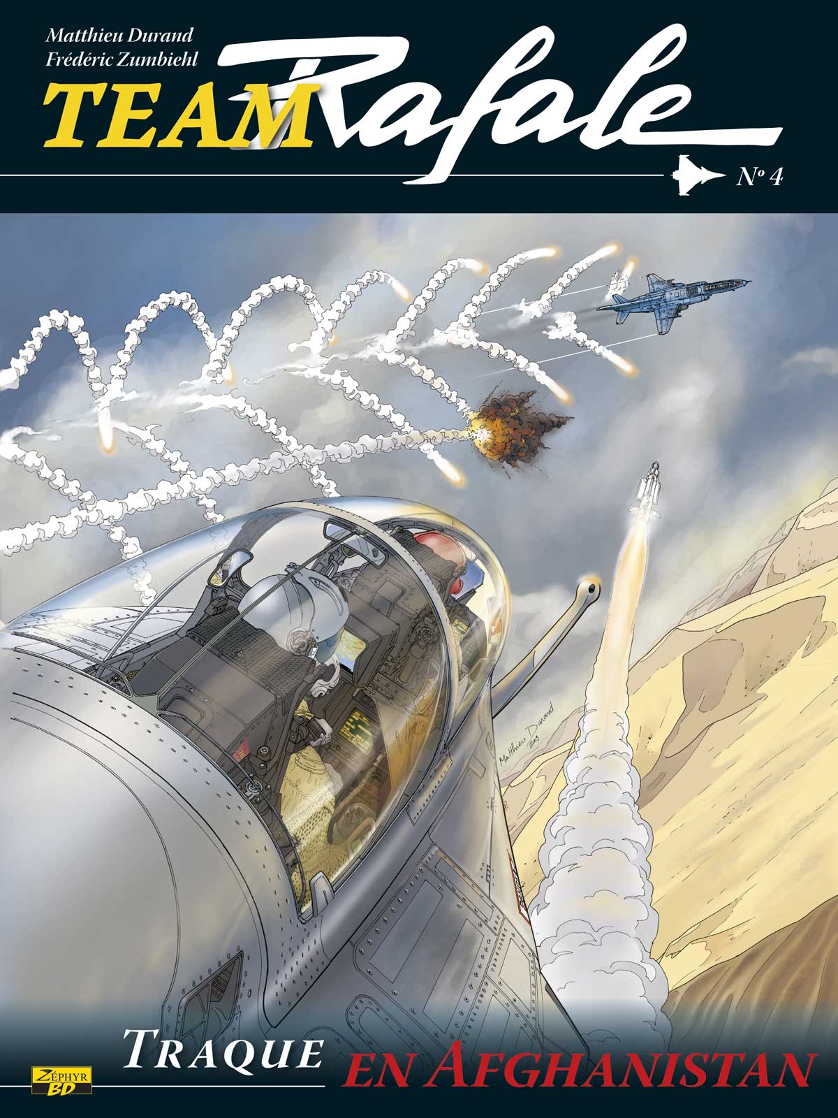 Team Rafale – Tome 4 – Traque en Afghanistan - couv