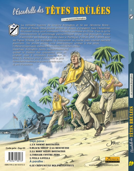 L'Escadrille des Têtes Brûlées – Tome 1 – Un nommé Boyington - 4eme