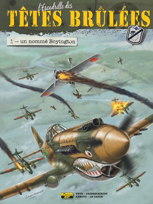 L'Escadrille des Têtes Brûlées – Tome 1 – Un nommé Boyington - couv