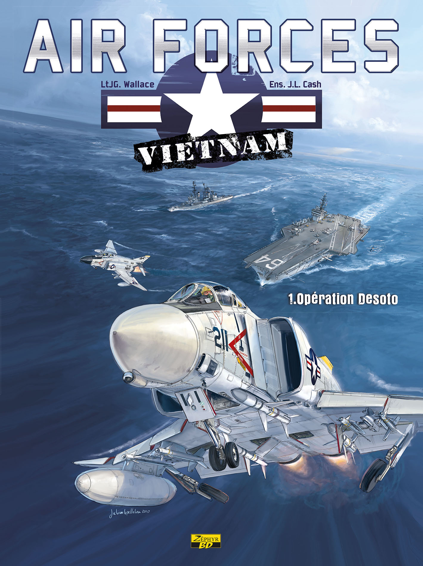 Air Force Vietnam – Tome 1 – Opération Desoto - couv