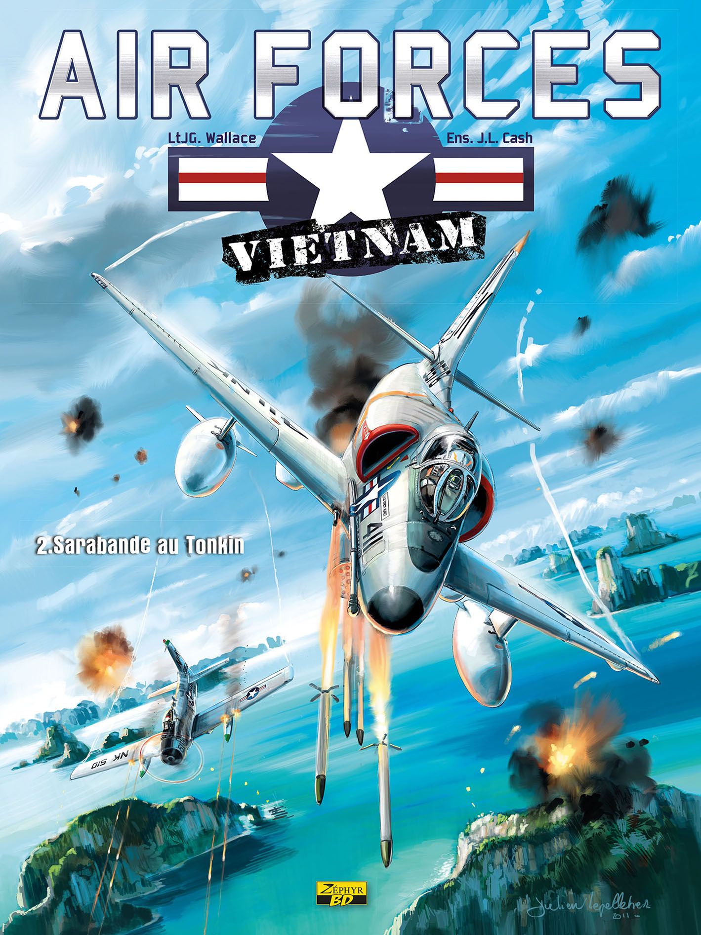 Air Force Vietnam – Tome 2 – Sarabande au Tonkin - couv