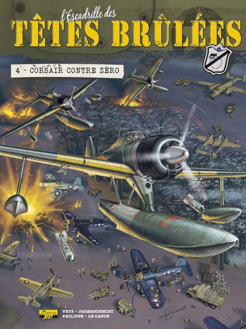 L'Escadrille des Têtes Brûlées – Tome 4 – Corsair contre zéro - couv