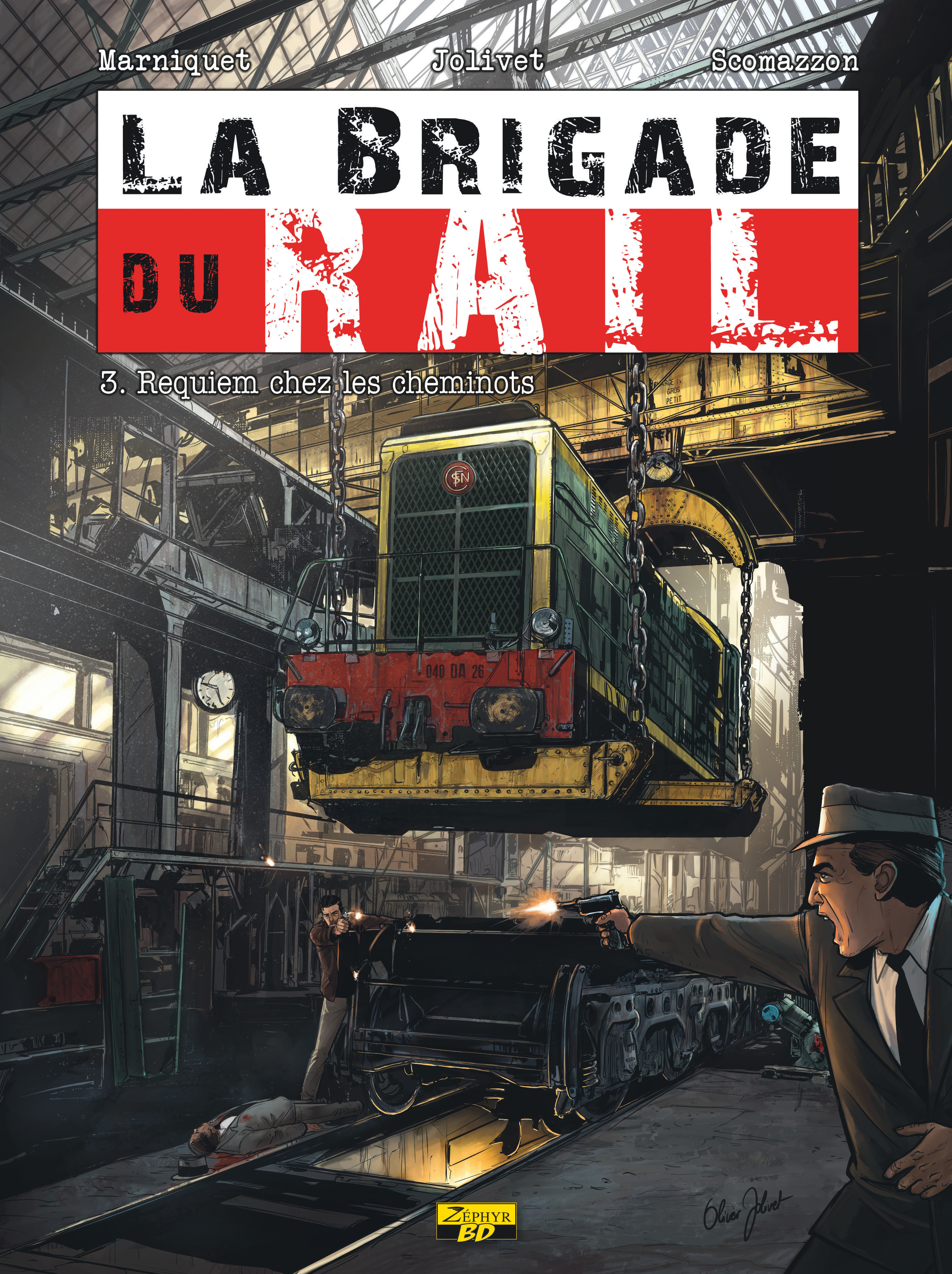 La Brigade du Rail – Tome 3 – Requiem chez les cheminots - couv