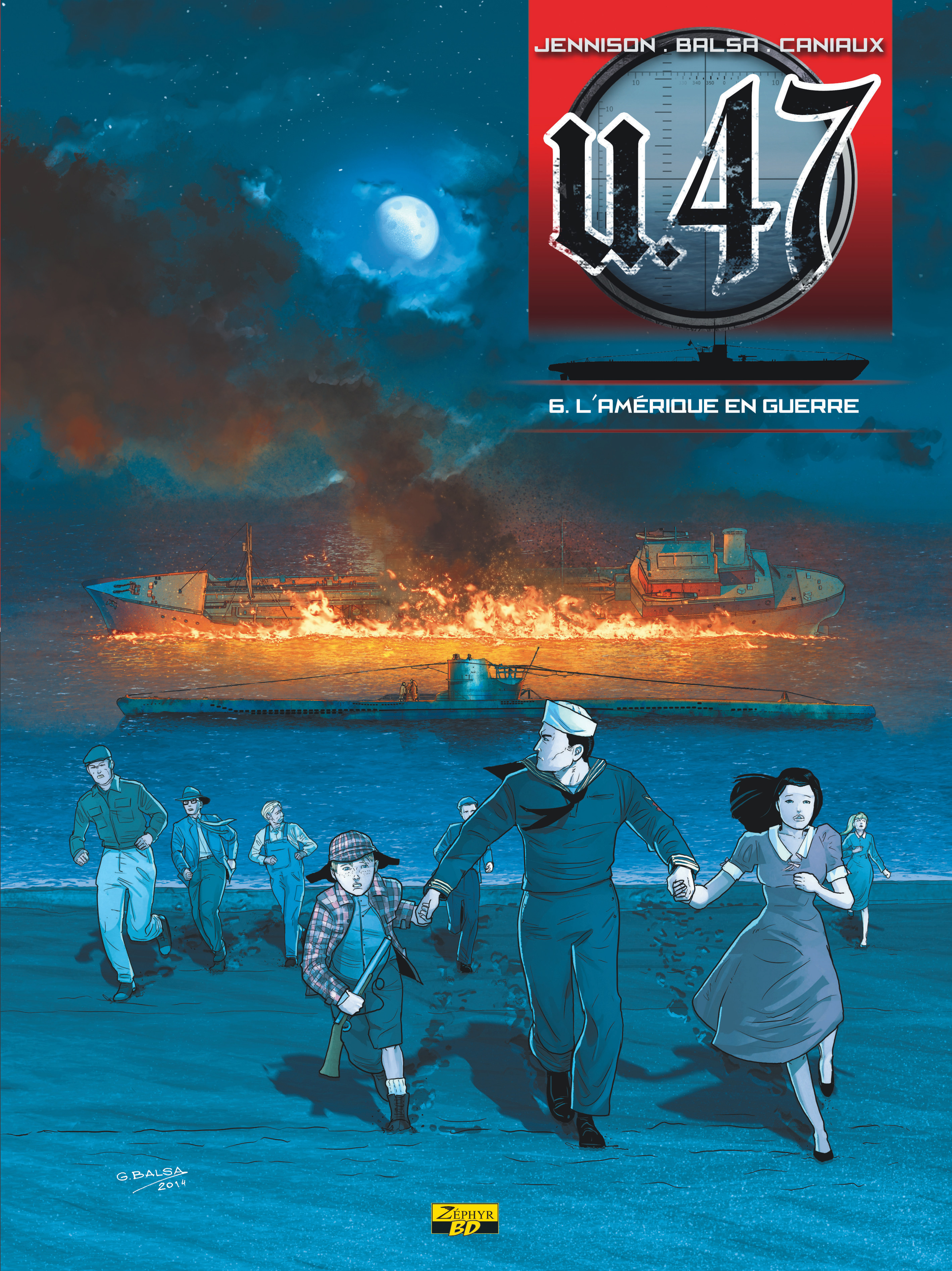 U-47 – Tome 6 – L'Amérique en guerre - couv