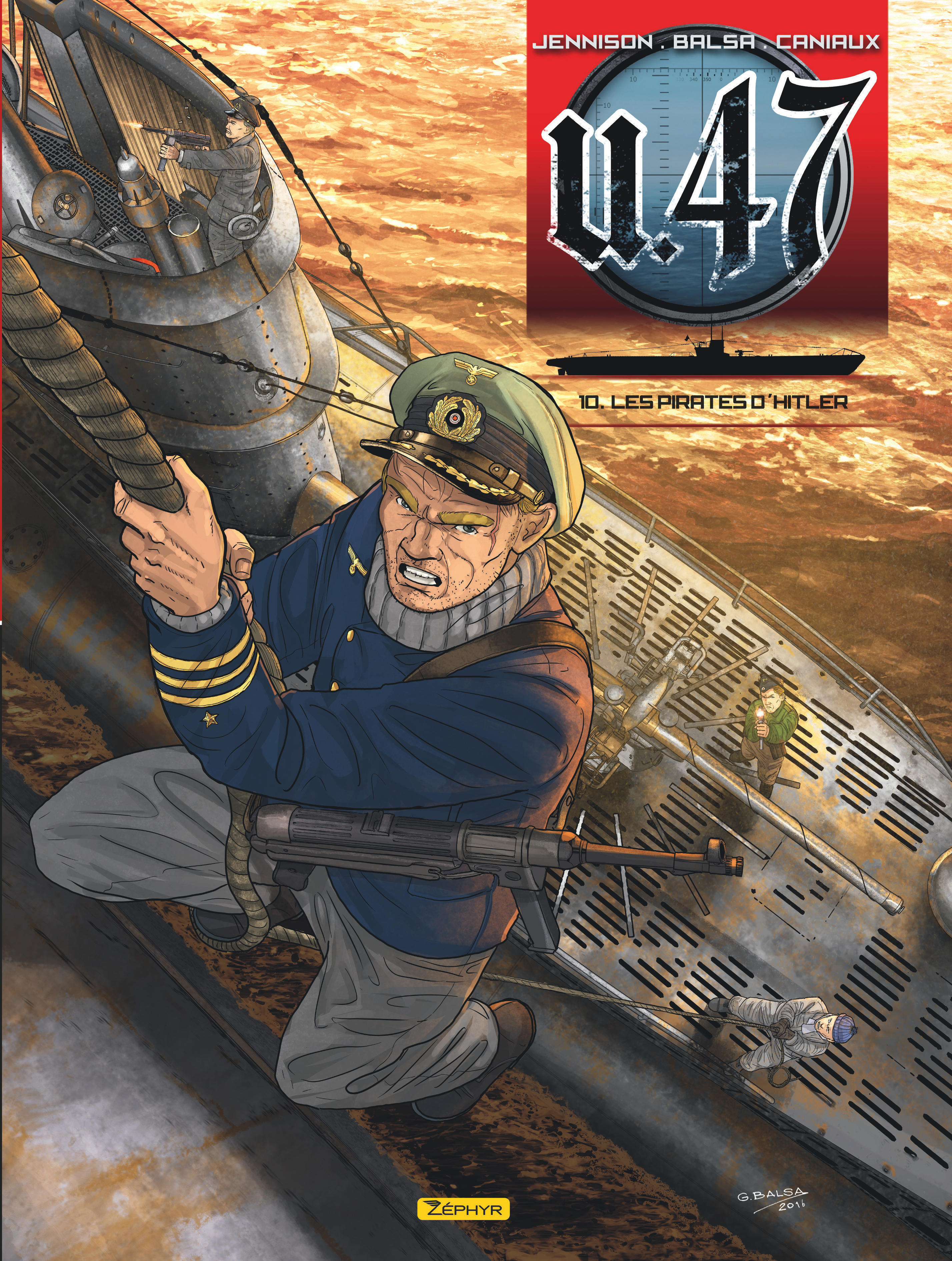 U-47 – Tome 10 – Les pirates d'Hitler - couv