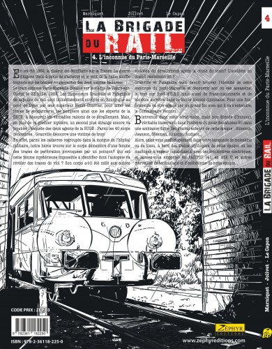 La Brigade du Rail – Tome 4 – L'inconnue du Paris-Marseille - 4eme