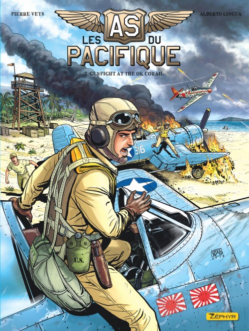 Les as du Pacifique – Tome 2 – Gunfight at the OK Corail - couv