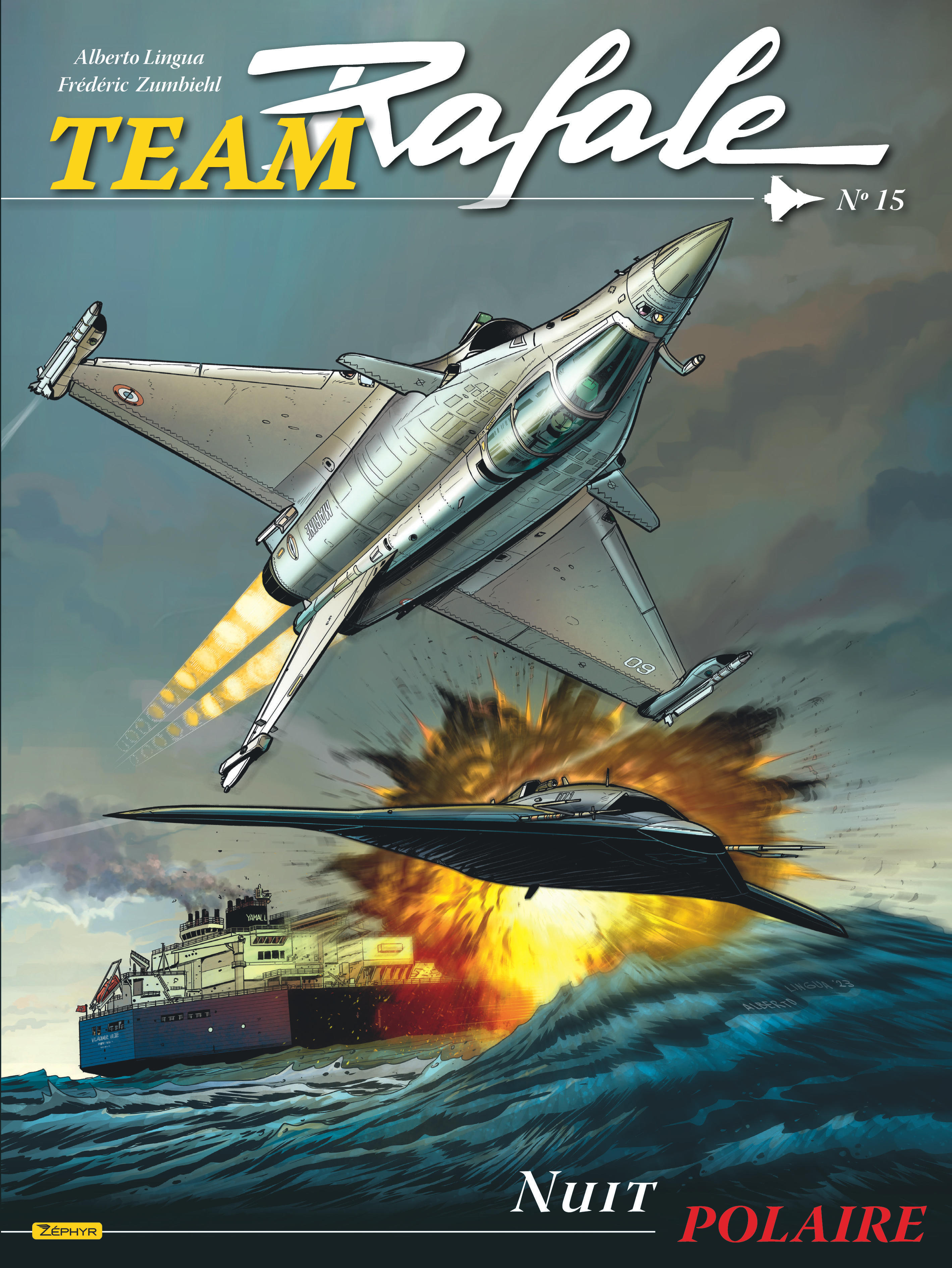 Team Rafale – Tome 15 – Nuit polaire - couv