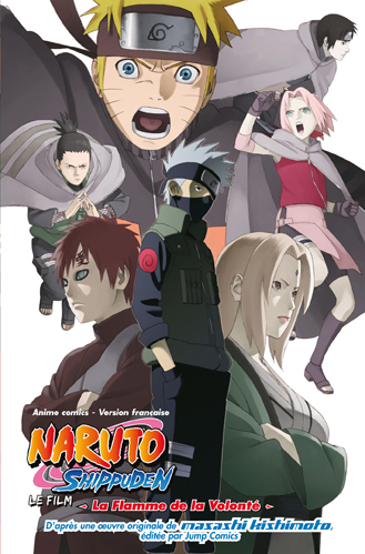 Naruto Shippuden, le film - La Flamme de la volonté - couv