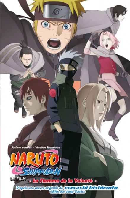 Naruto anime comics – Tome 3 – Naruto Shippuden, le film - La Flamme de la volonté - couv