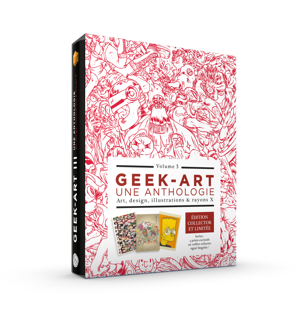 Geek Art, coffrets collector – Tome 3 – Coffret Geek-Art, une anthologie vol. 3 - couv