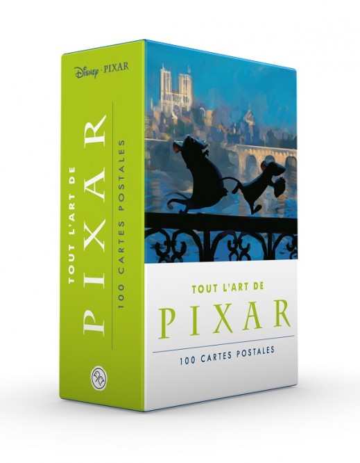 Tout l'art de Pixar en 100 cartes postales - couv