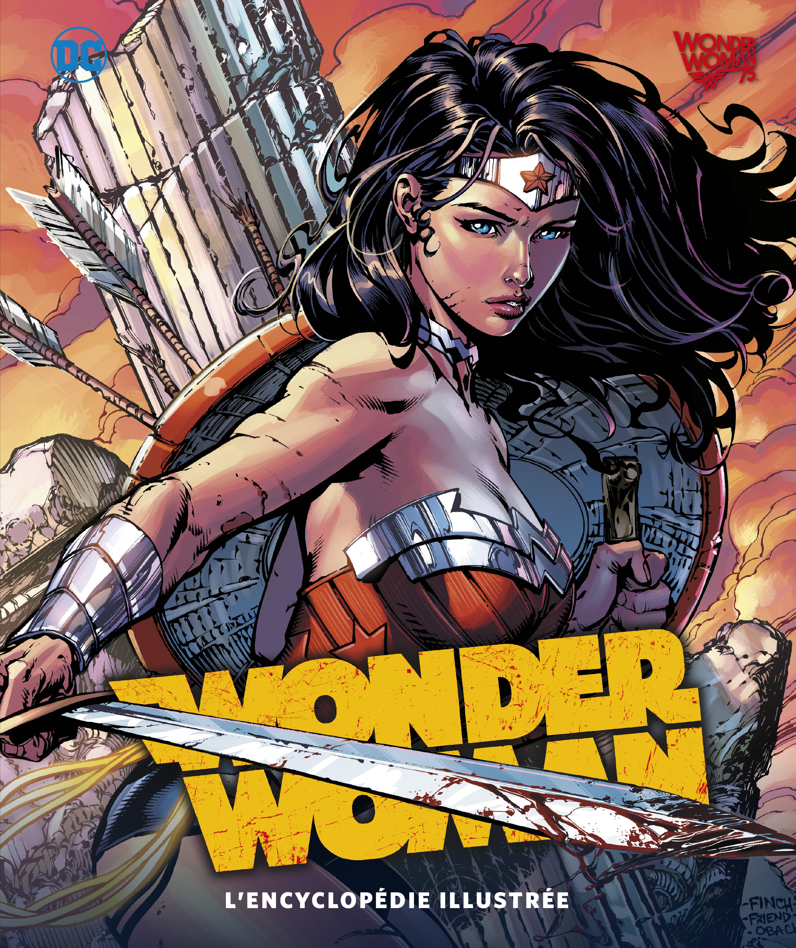 Wonder Woman, l'encyclopédie illustrée - couv