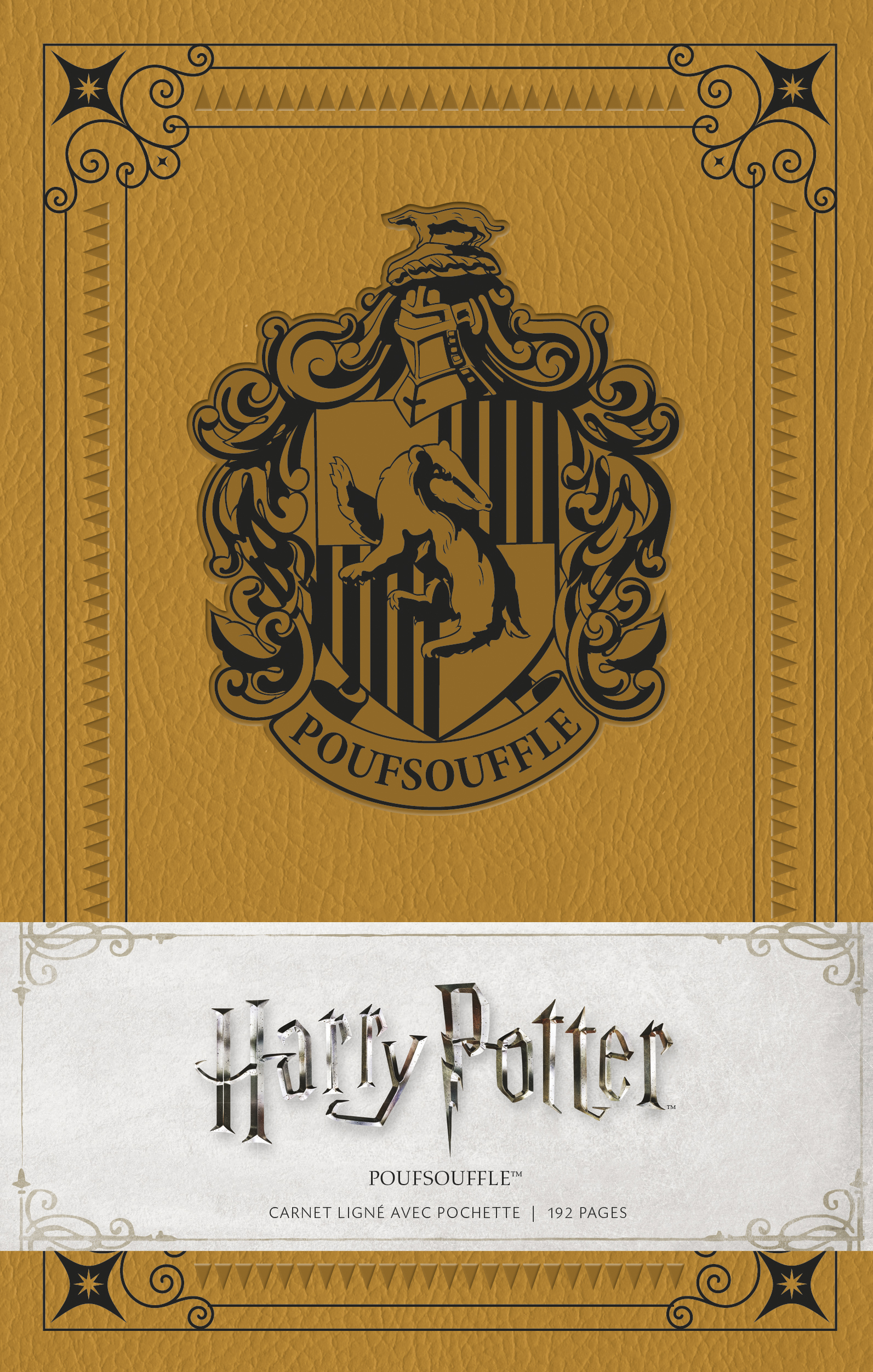 Harry Potter - papeterie – Tome 5 – Carnet Harry Potter : Poufsouffle - couv