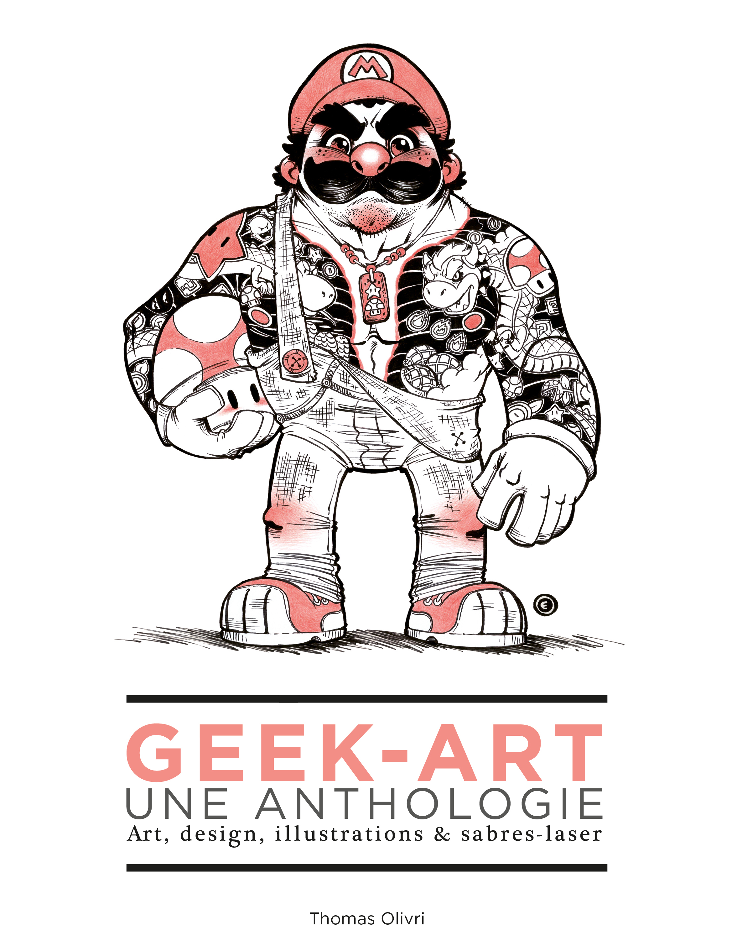 Geek-Art, une anthologie Vol. 1 : Art, design, illustrations & sabres-laser - couv