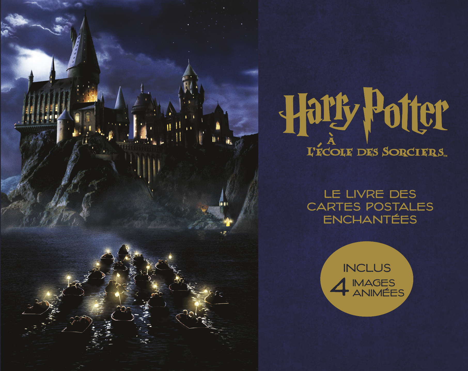 Harry Potter, le livre des cartes postales l'école des sorciers – Harry