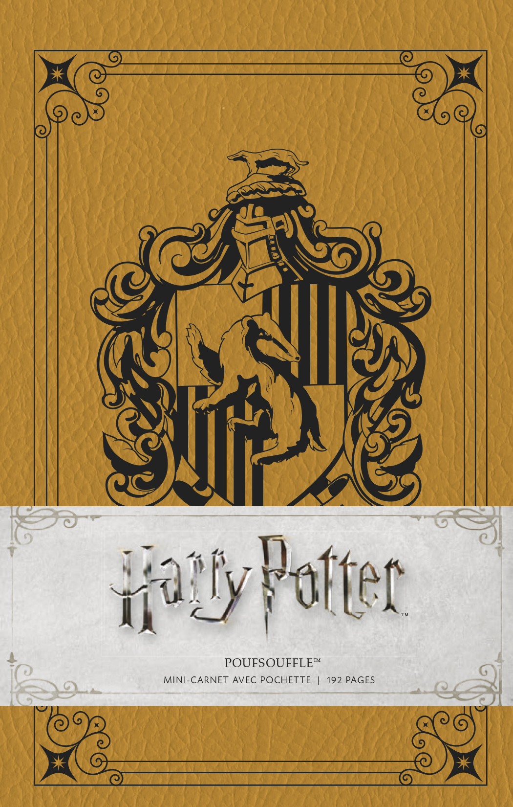 Harry Potter - papeterie – Tome 5 – Mini carnet Harry Potter : Poufsouffle - couv
