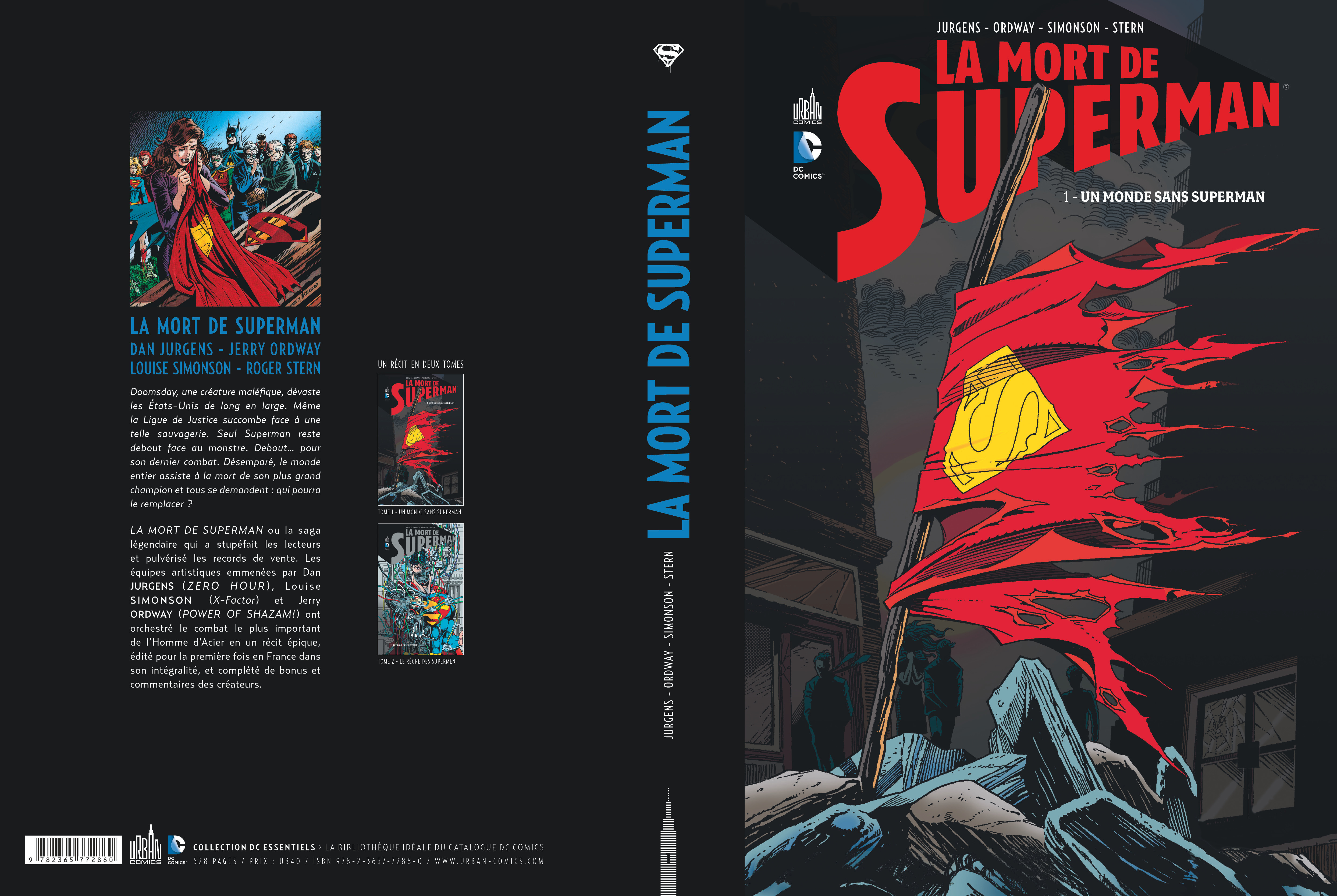 MORT DE SUPERMAN (LA) tome 1 - 4eme