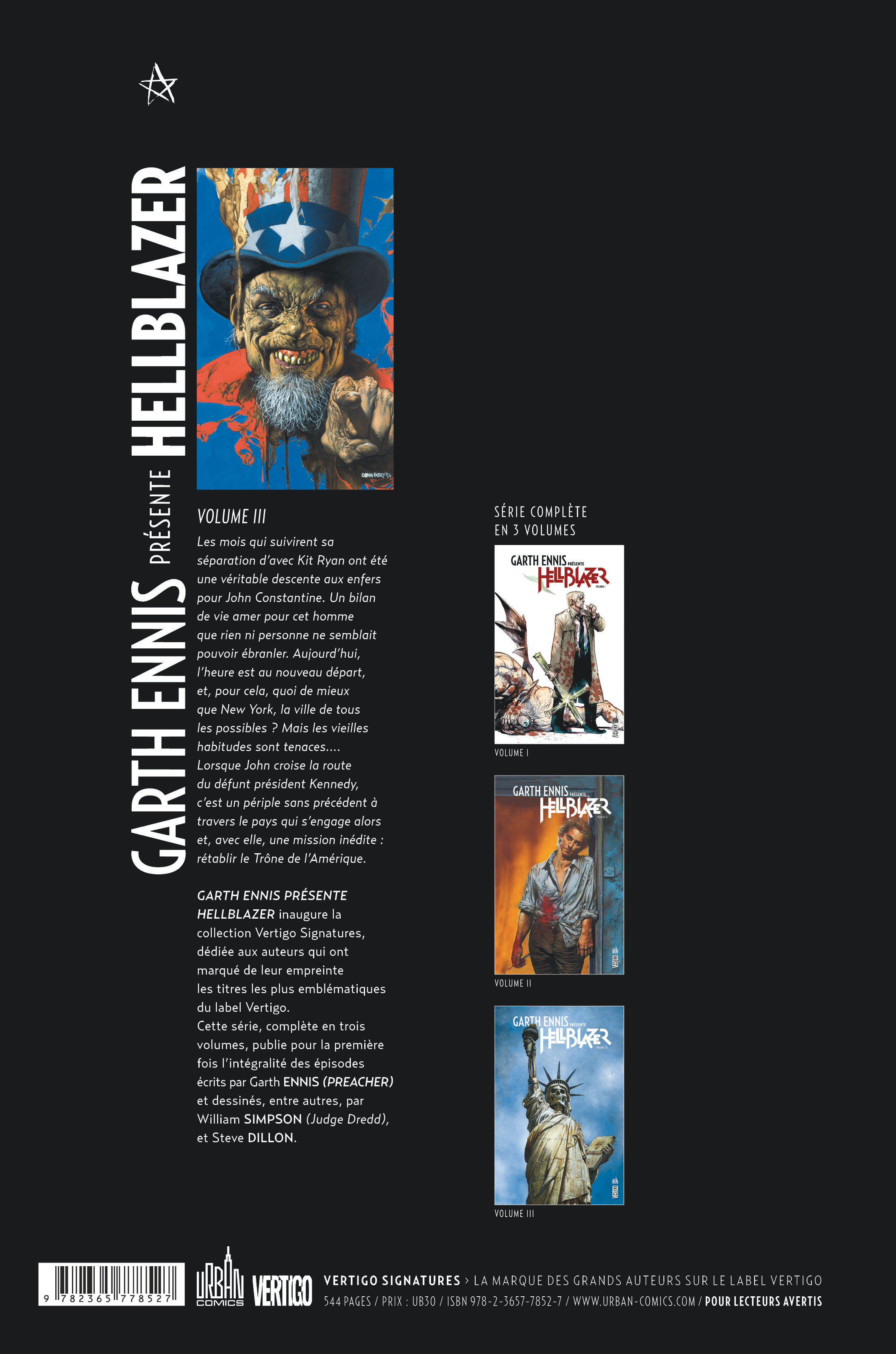 Garth Ennis présente Hellblazer tome 3 - 4eme