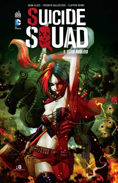 Couverture : Suicide squad, tome 1 : Terres brûlées