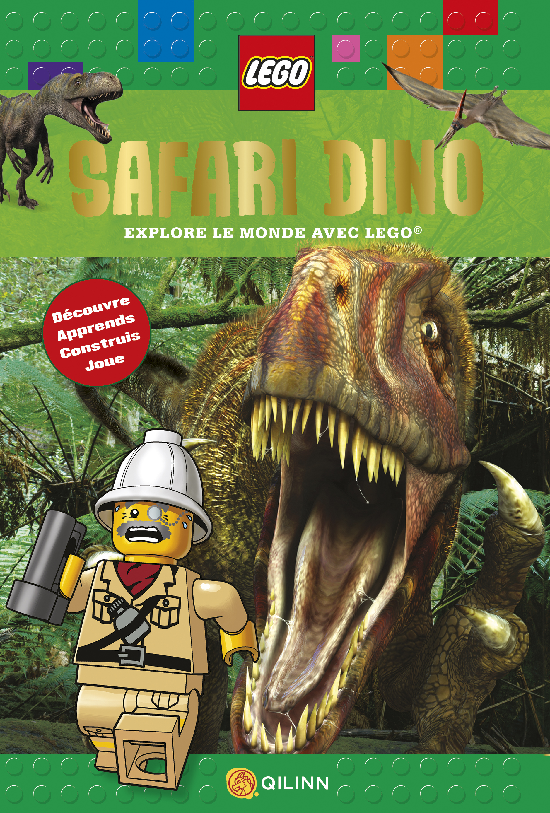 Les documentaires LEGO – Tome 4 – LEGO dino safari - couv
