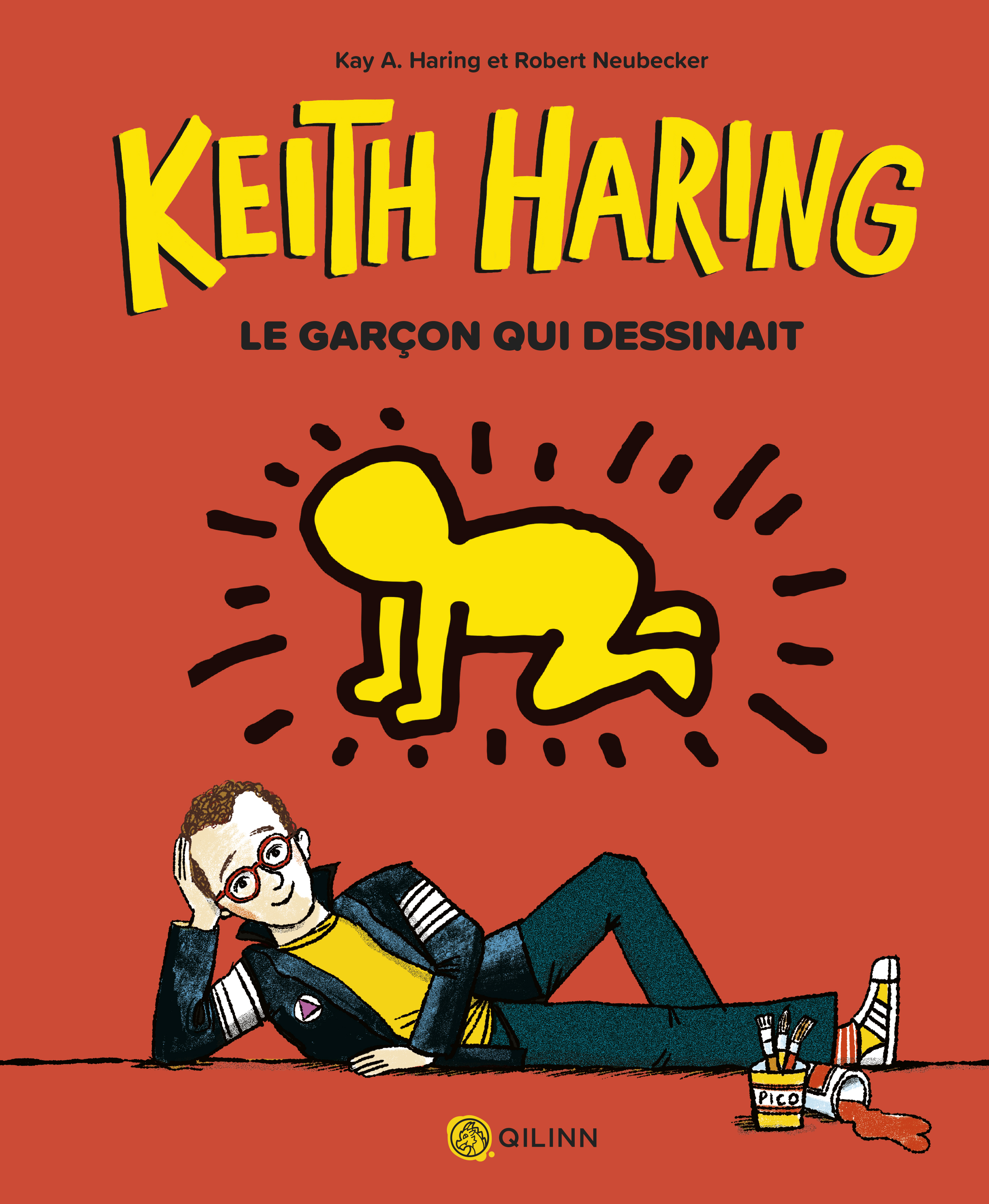 Les albums QILINN – Tome 5 – Keith Haring, le garçon qui dessinait - couv