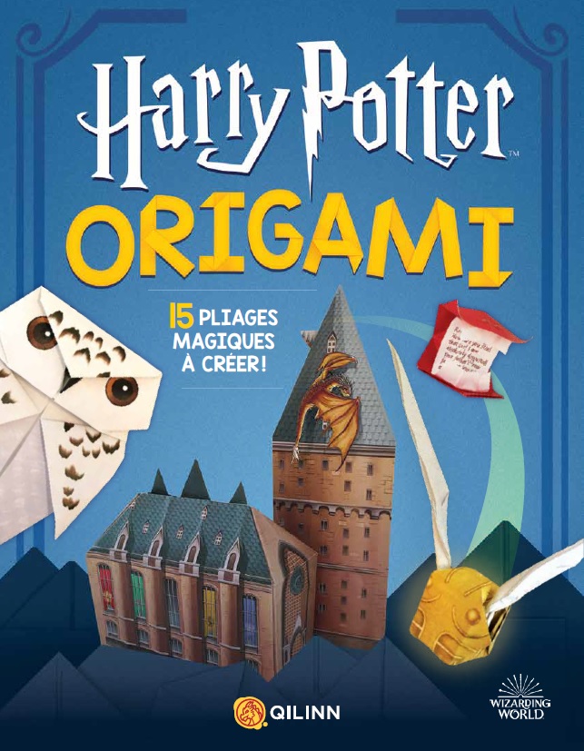 Harry Potter, les livres d'activités – Tome 1 – Harry Potter Origami - couv