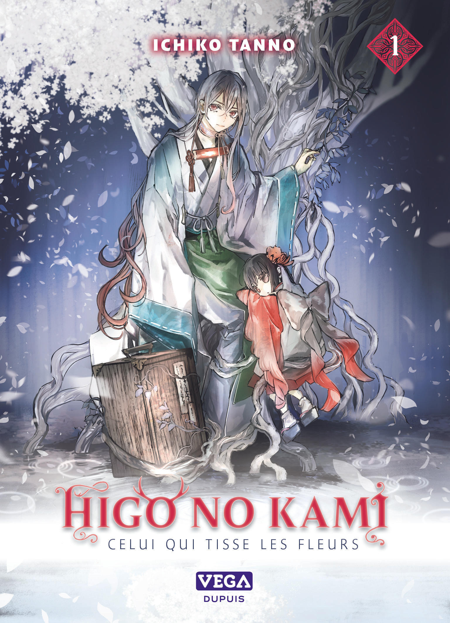 Higo no kami, celui qui tisse les fleurs – Tome 1 - couv