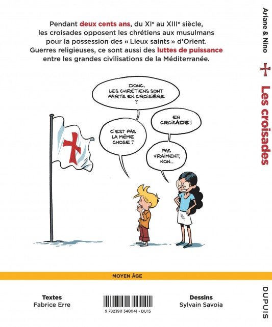 Le fil de l'Histoire raconté par Ariane & Nino – Tome 5 – Les croisades - 4eme