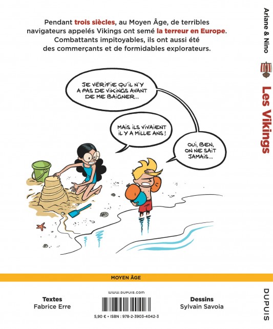 Le fil de l'Histoire raconté par Ariane & Nino – Tome 11 – Les Vikings - 4eme