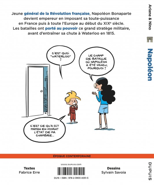 Le fil de l'Histoire raconté par Ariane & Nino – Tome 14 – Napoléon - 4eme