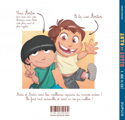 Anto et Antin – Tome 1 – Pfff... Même pas peur ! - 4eme