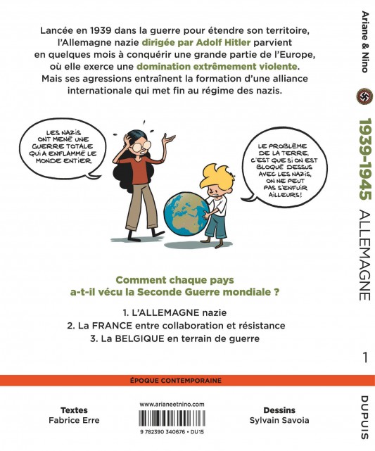 Le fil de l'Histoire raconté par Ariane & Nino – Tome 22 – 1939-1945 - L'Allemagne nazie - 4eme