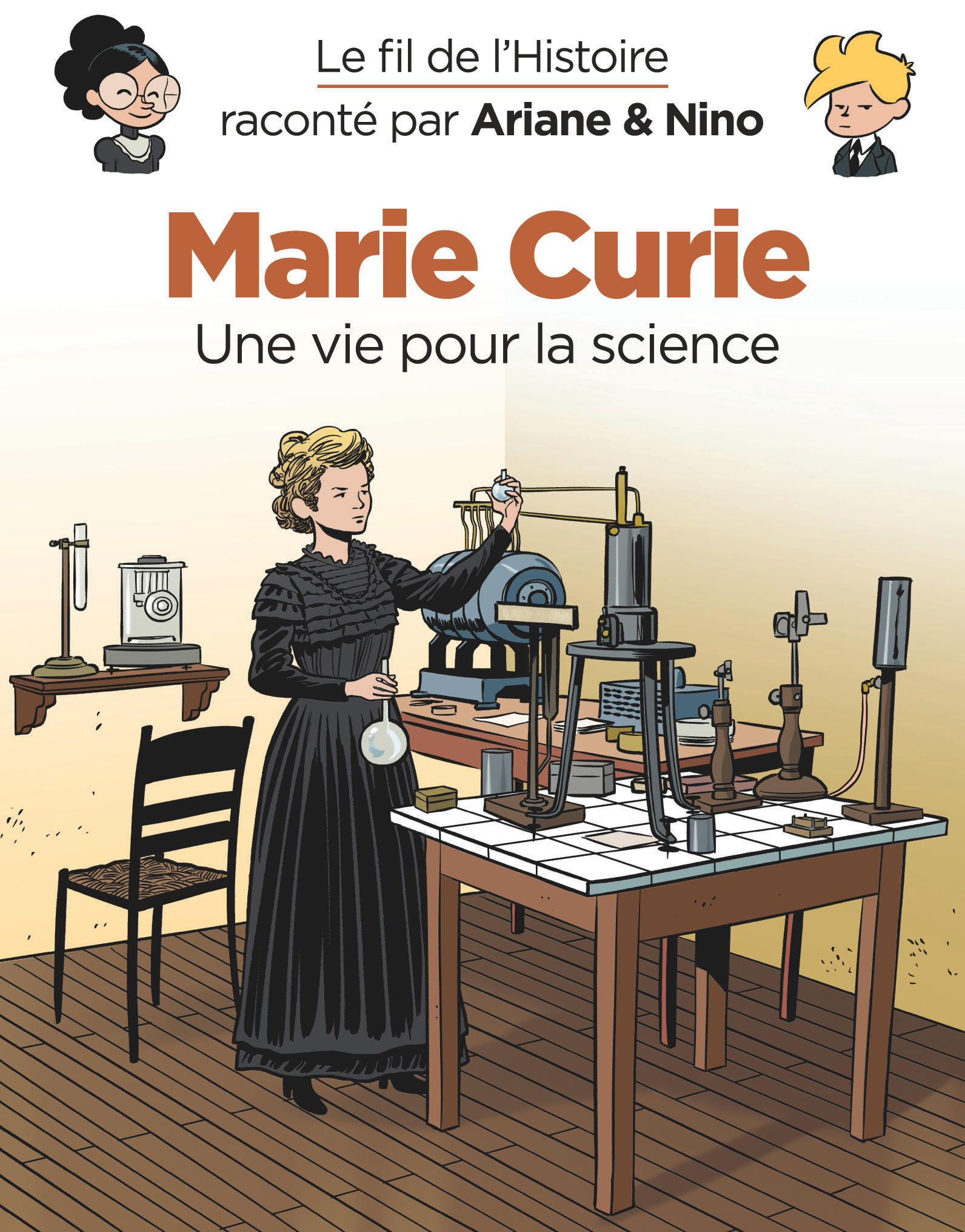Le fil de l'Histoire raconté par Ariane & Nino – Tome 20 – Marie Curie - couv