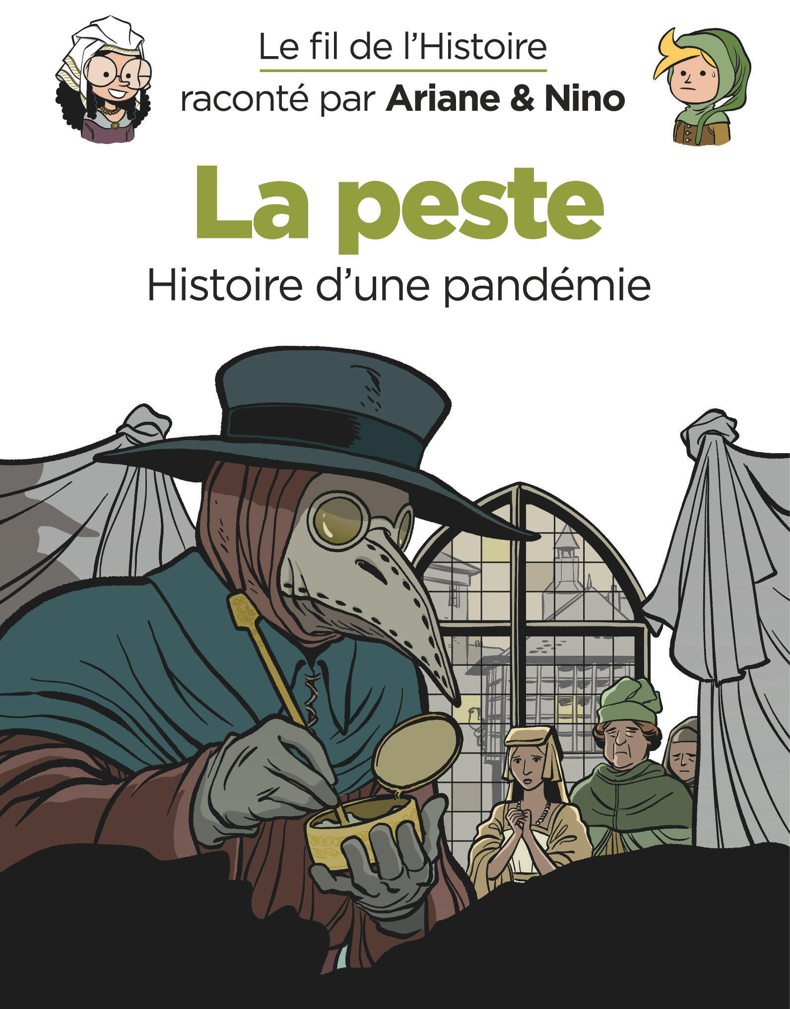 Le fil de l'Histoire raconté par Ariane & Nino – Tome 18 – La peste - couv