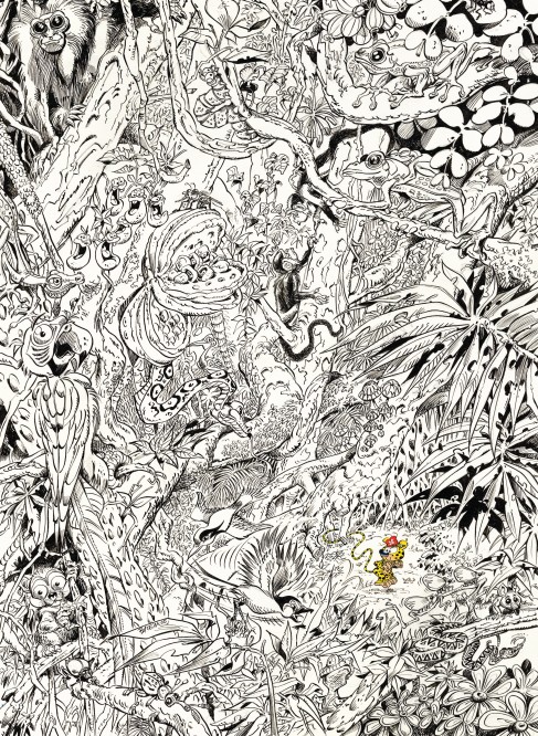 Une vie en dessins – Tome 4 – Batem - Le marsupilami – Edition spéciale - couv