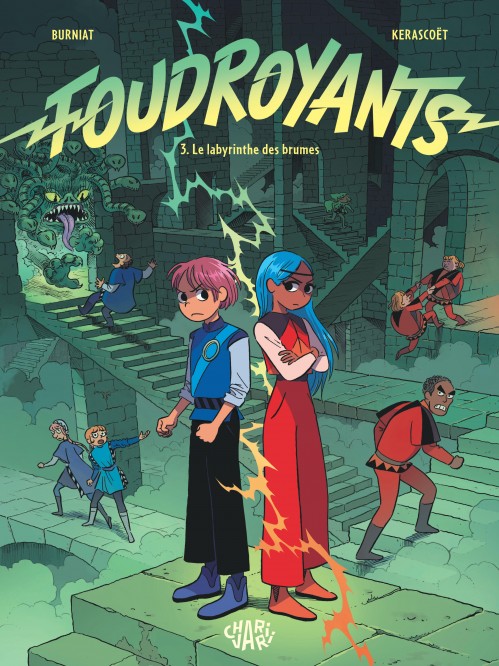 Foudroyants – Tome 3 – Le labyrinthe des brumes - couv
