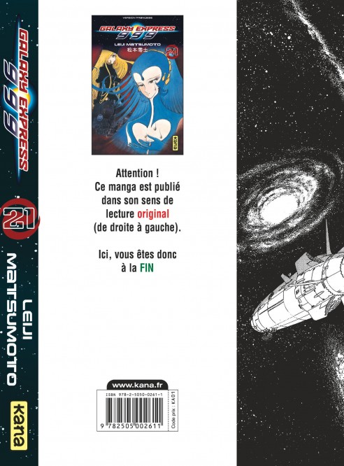 Galaxy Express 999 – Tome 21 - 4eme