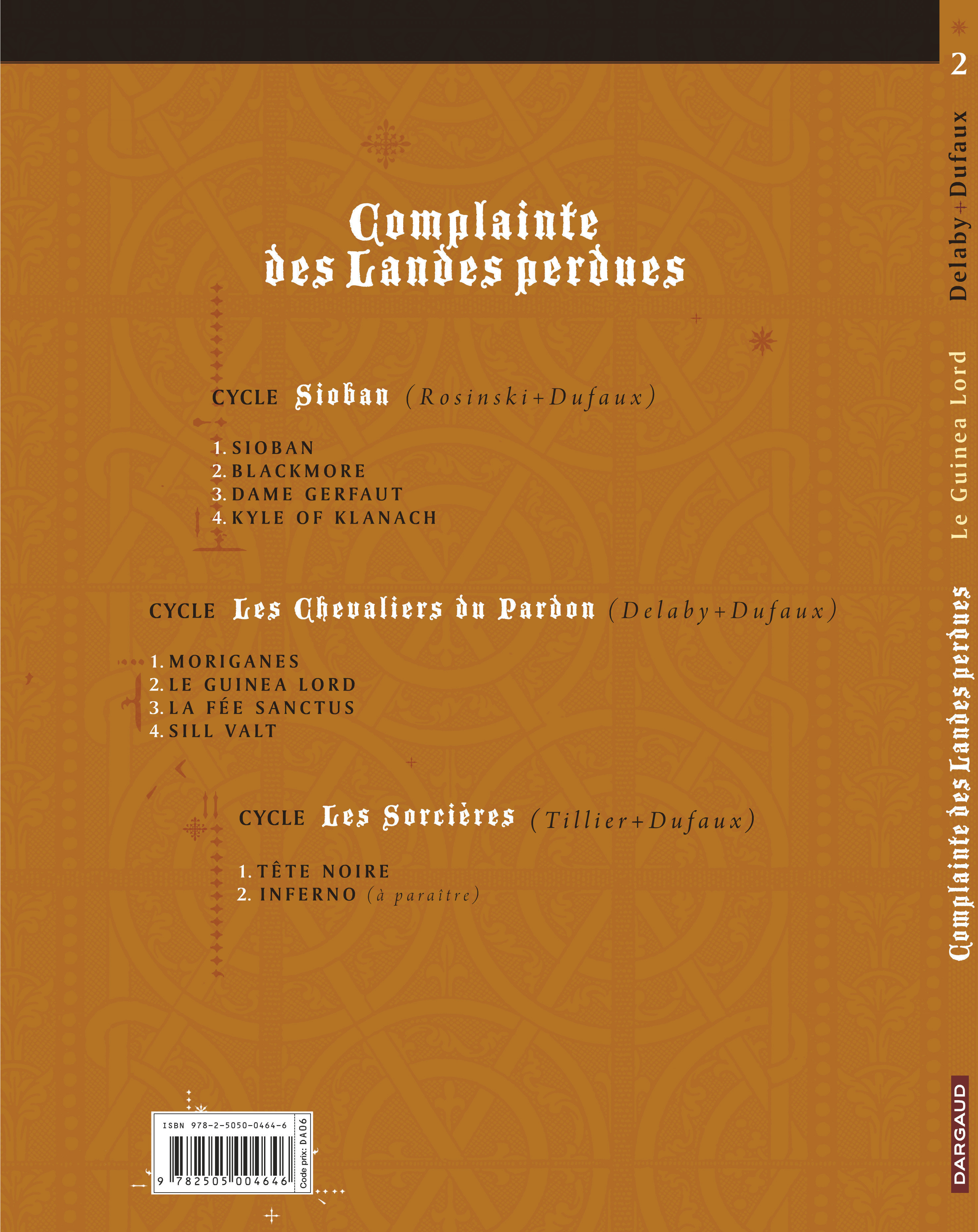 Complainte des landes perdues - Cycle 2 – Tome 2 – Le Guinea Lord - 4eme