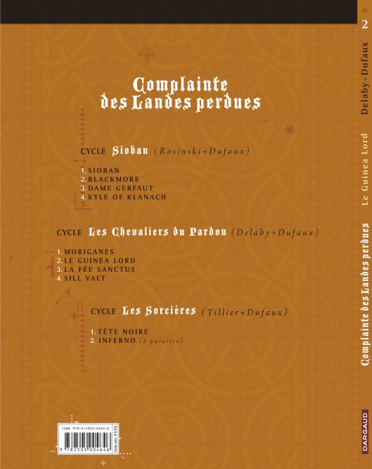 Complainte des landes perdues - Cycle 2 – Tome 2 – Le Guinea Lord - 4eme