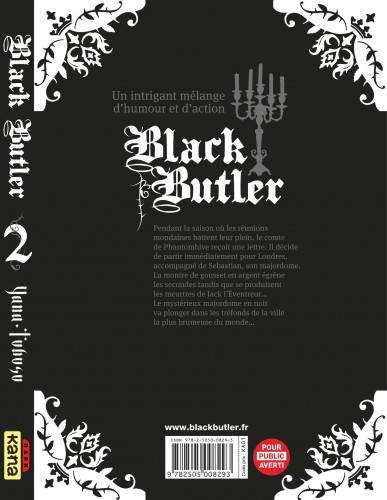 Black Butler – Tome 2 - 4eme