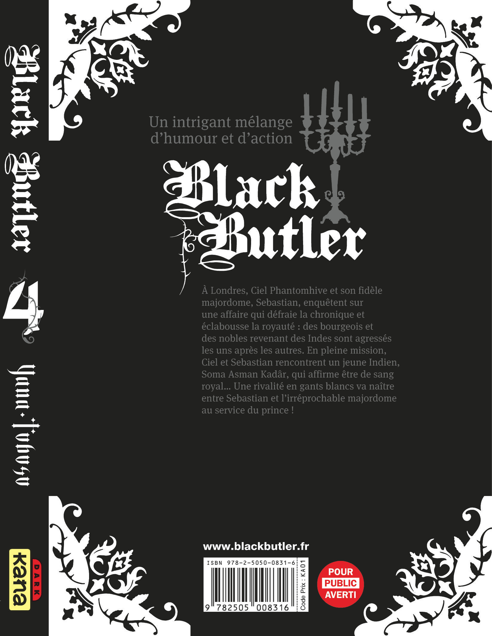 Black Butler – Tome 4 - 4eme