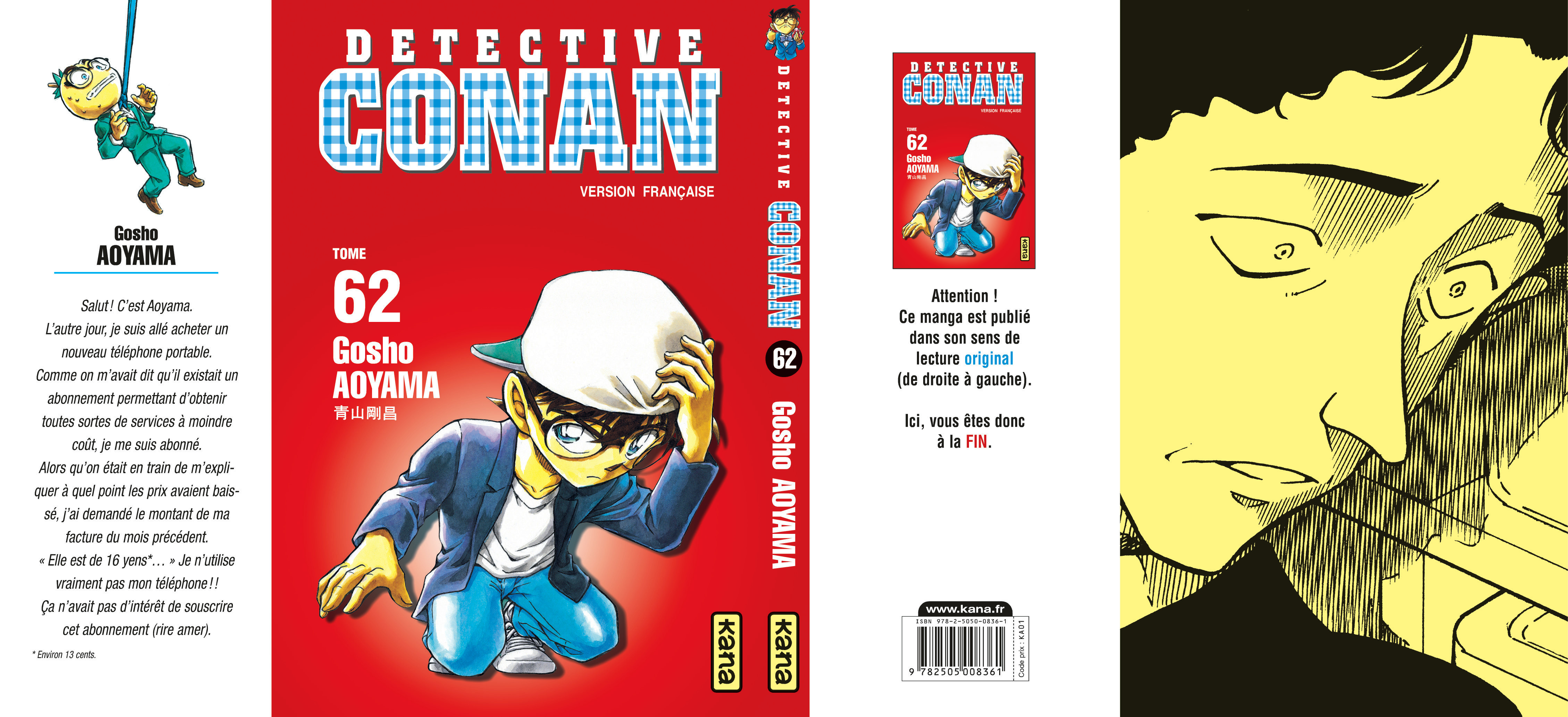 Détective Conan – Tome 62: Livres Manga par Gosho Aoyama, Misato