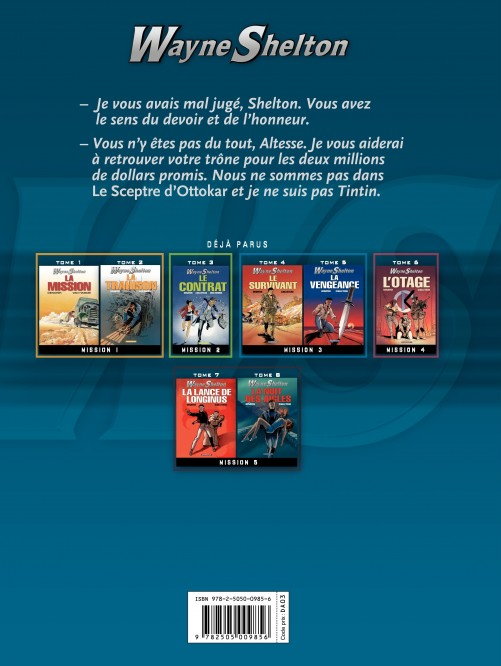 Wayne Shelton – Tome 9 – Son altesse Honesty - 4eme