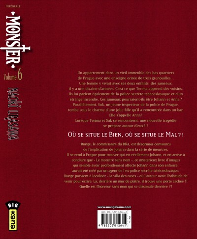 Monster - Intégrale Deluxe – Tome 6 – Monster intégrale T6 - 4eme